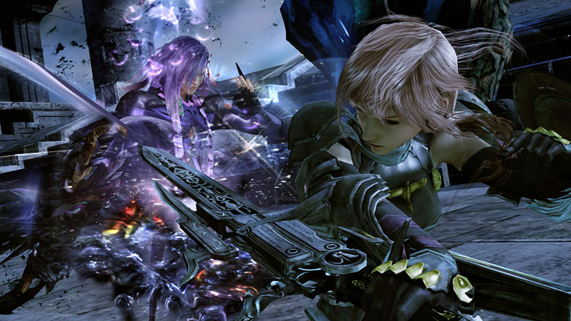 Lightning's epic battle in Lightning Returns: Final Fantasy XIII