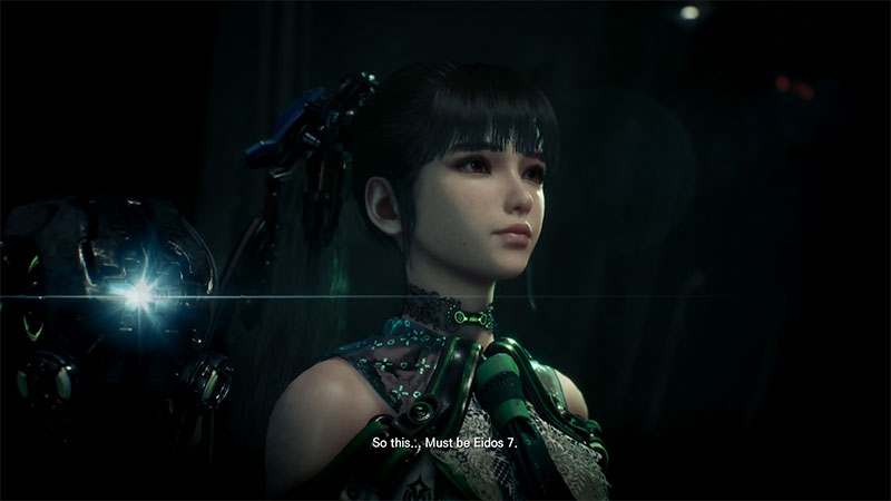 Another close up photo of Stellar Blade's main character, Eve