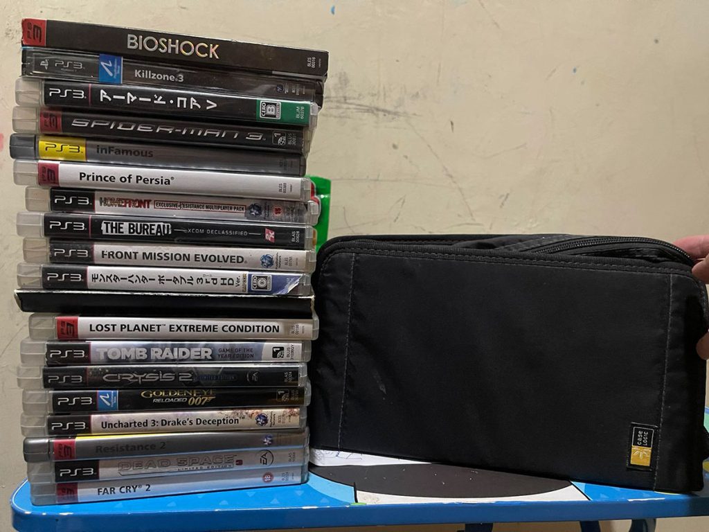 Decluttering: I sold my old PS3 games that are not in use anymore